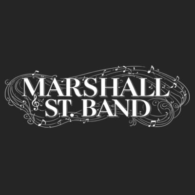 Marshall St. Band Front & Back Print on a Port & Co. ® - Core Cotton Tee Design