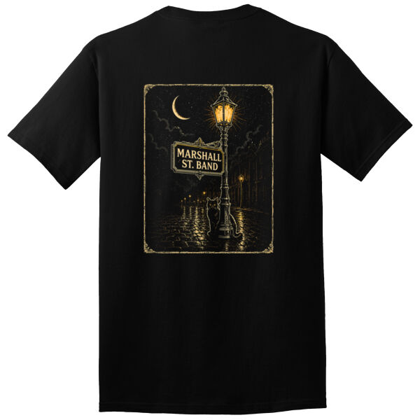 Marshall St. Band Design 2 - Front & Back Print on a - Core Cotton Tee Thumbnail